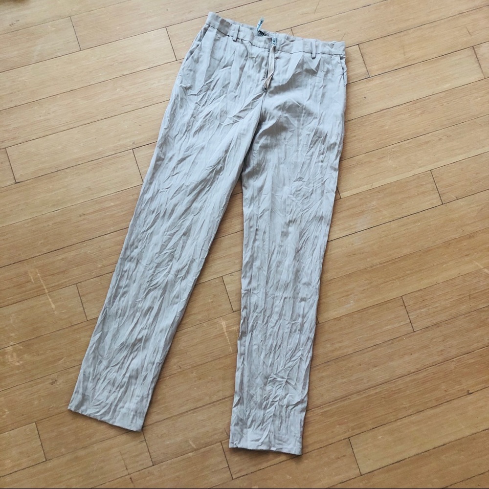 Acne Studios “Erle Froisse” Crinkle Textured Pant